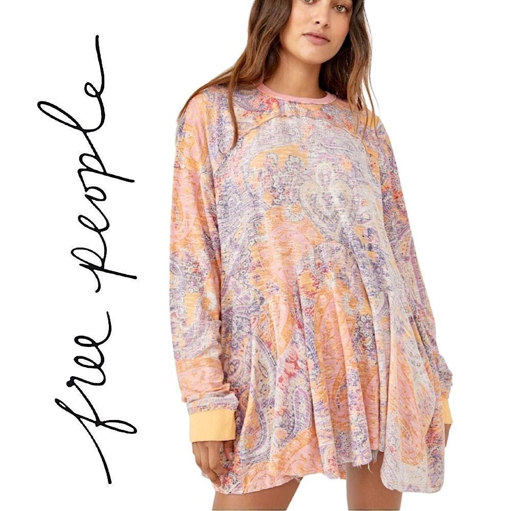 NWT Free People Making Circles Top